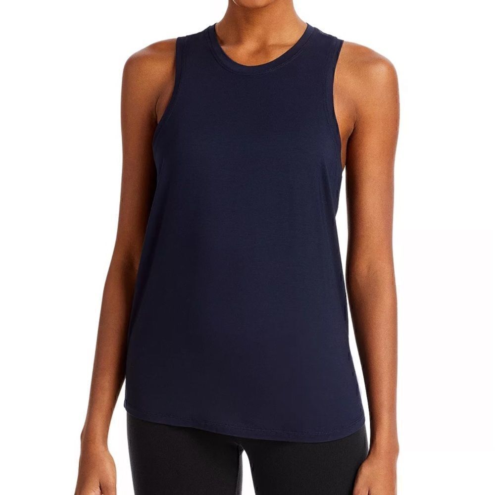 [splits 59] navy racer back tank EUC#2